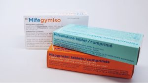 Picture of medication box for Mifegymiso